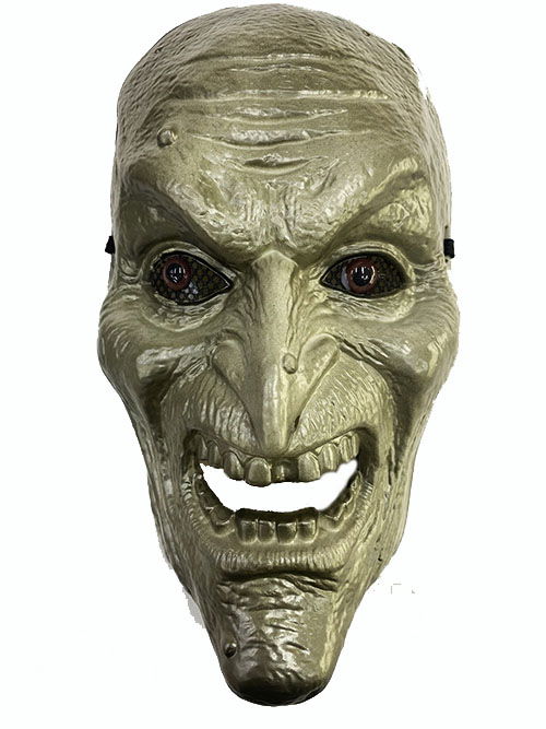 Realistic Appearance Luxury Human Face Witch Face Horror Mask 26X16 cm