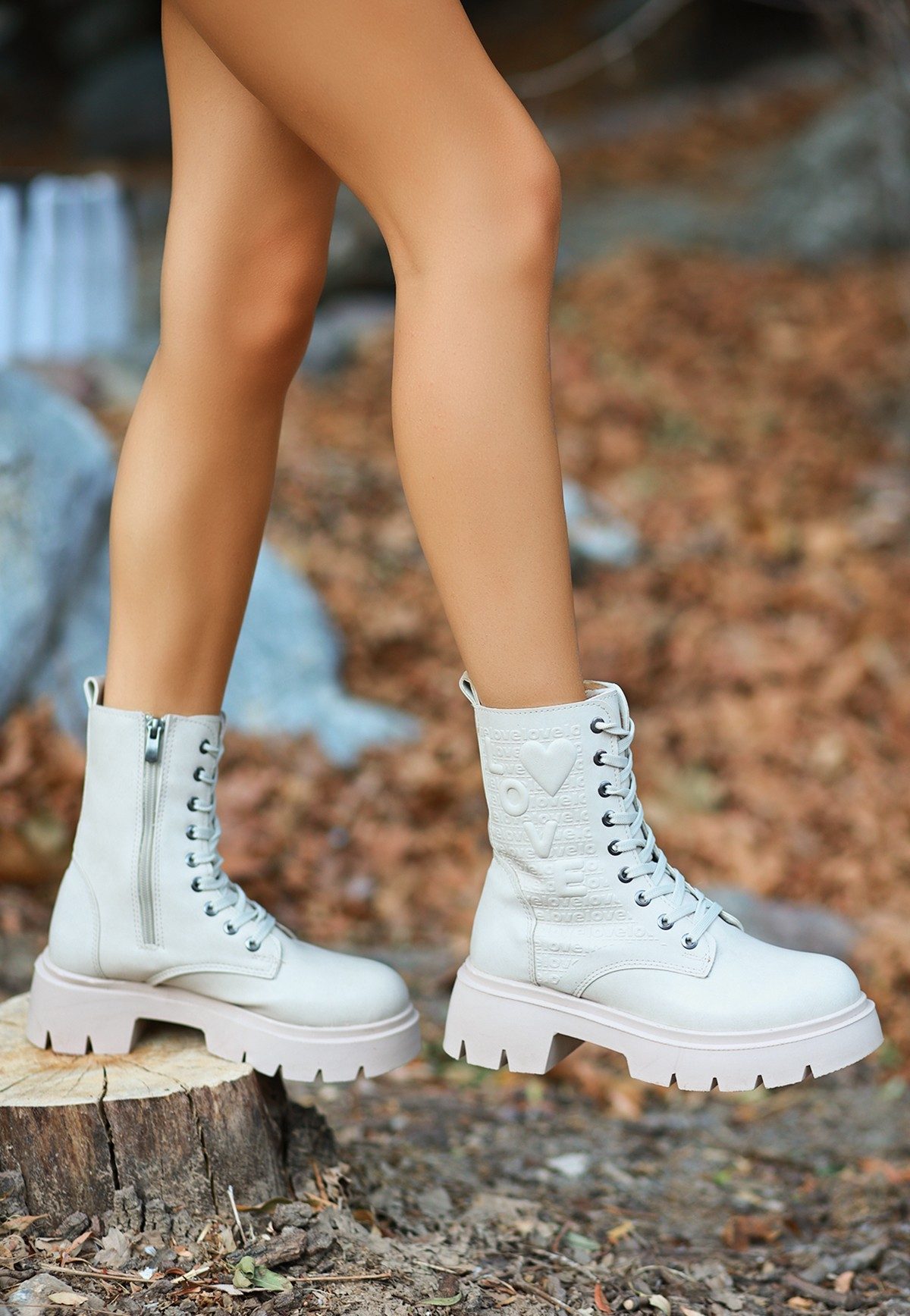 Skin Skin Lace-up Boots