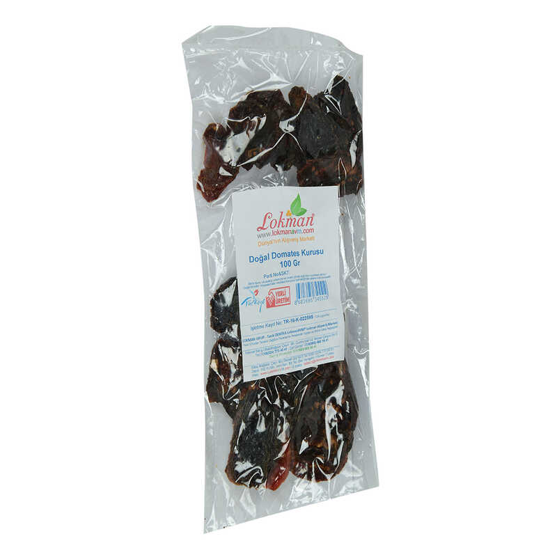 Dried Tomato Half Moon Cut 100 Gr Package