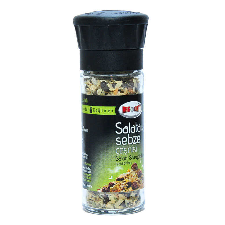 Glass Milled Salad and Vegetable Seasoning Mixed Spice 45 Gr