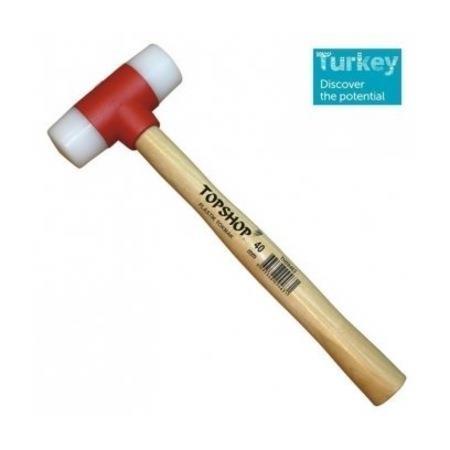 Topshop 09463 Wood Handle Plastic Mallet 40 mm