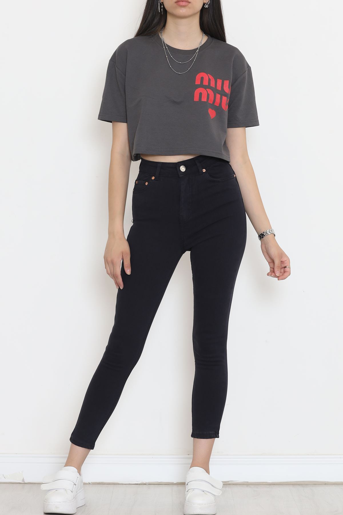 Narrow Leg Jeans Navy Blue2