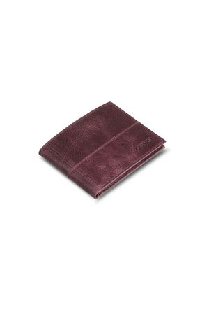 Antique Burgundy Slim Classic Leather Men's Wallet