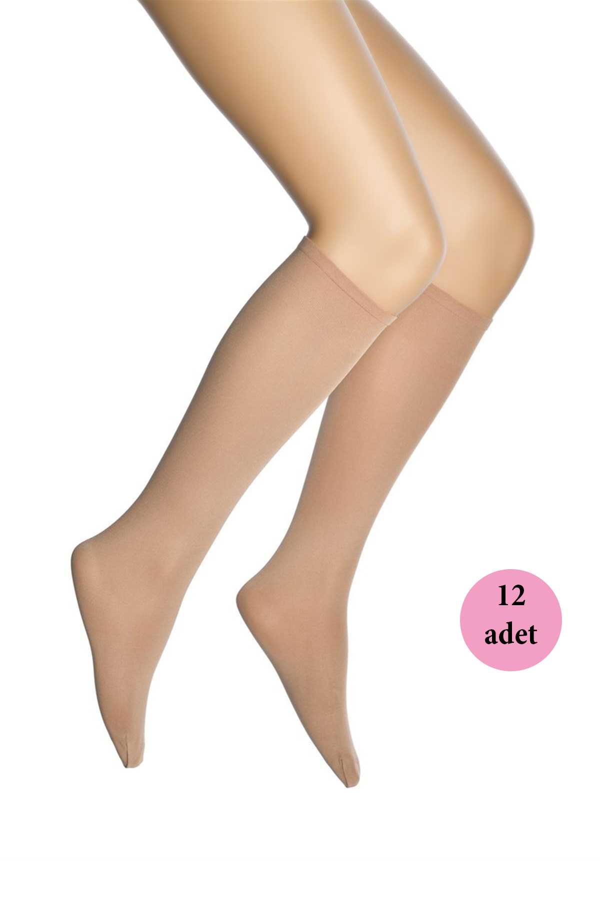 12 Pcs Micro 70 Women's Knee High Women's Socks Skin 57