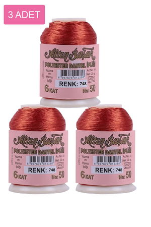 3 Pieces Altinbasak Oya and Lace Floss 20 gr - Turk - No: 748