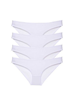 4pcs Super Eco Set Lycra Women Slip Panties White