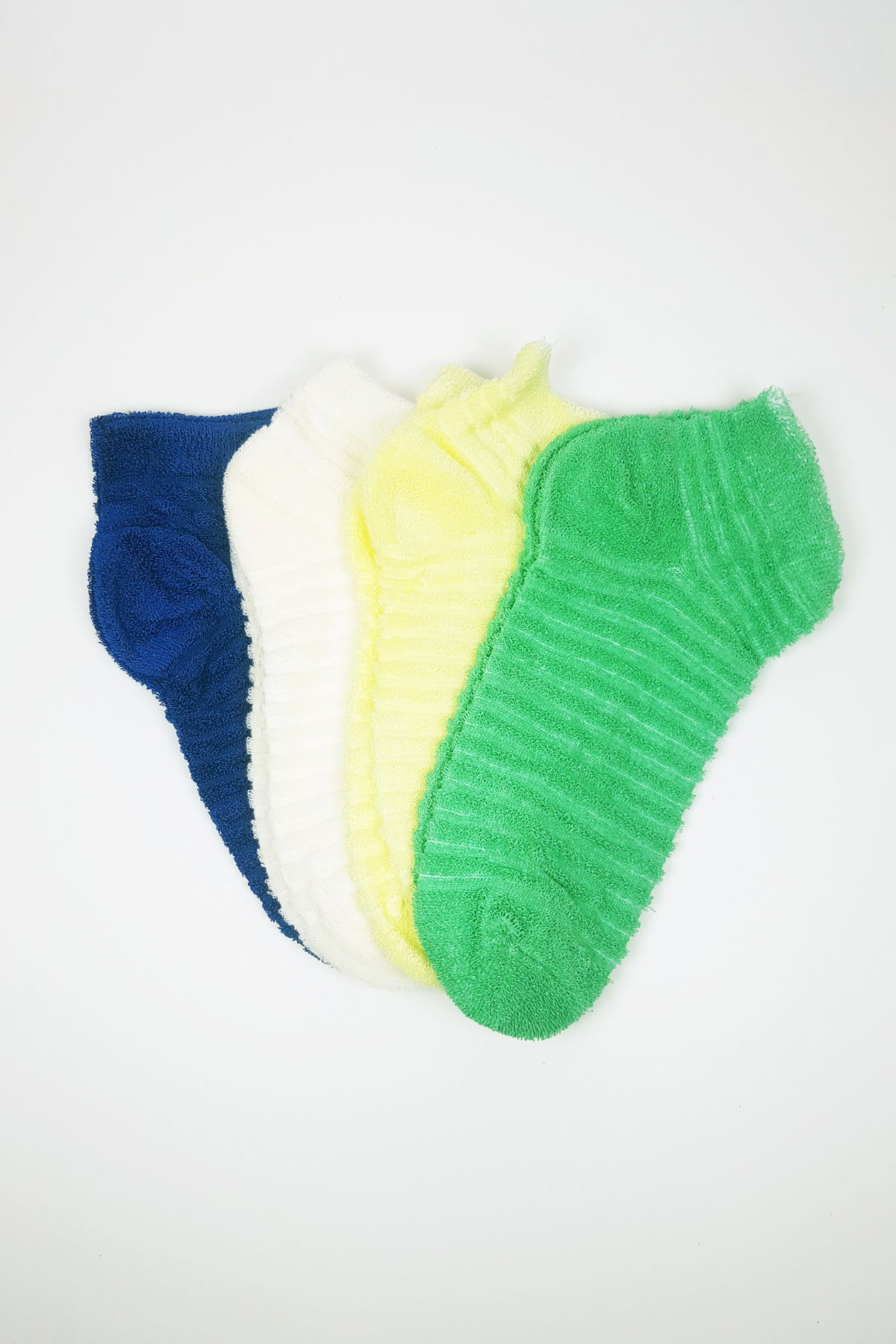 Women Towel Booties Ankle Socks Home Socks 4 Pairs