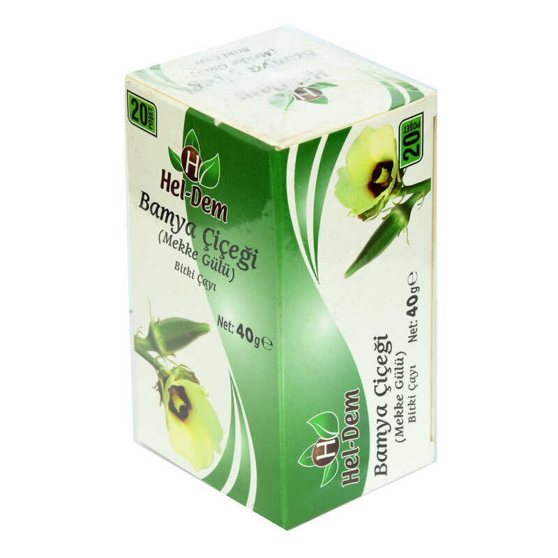 Okra Blossom Mecca Rose Herbal Tea 2 Gr x 20 x 20 Sachets 40 Gr