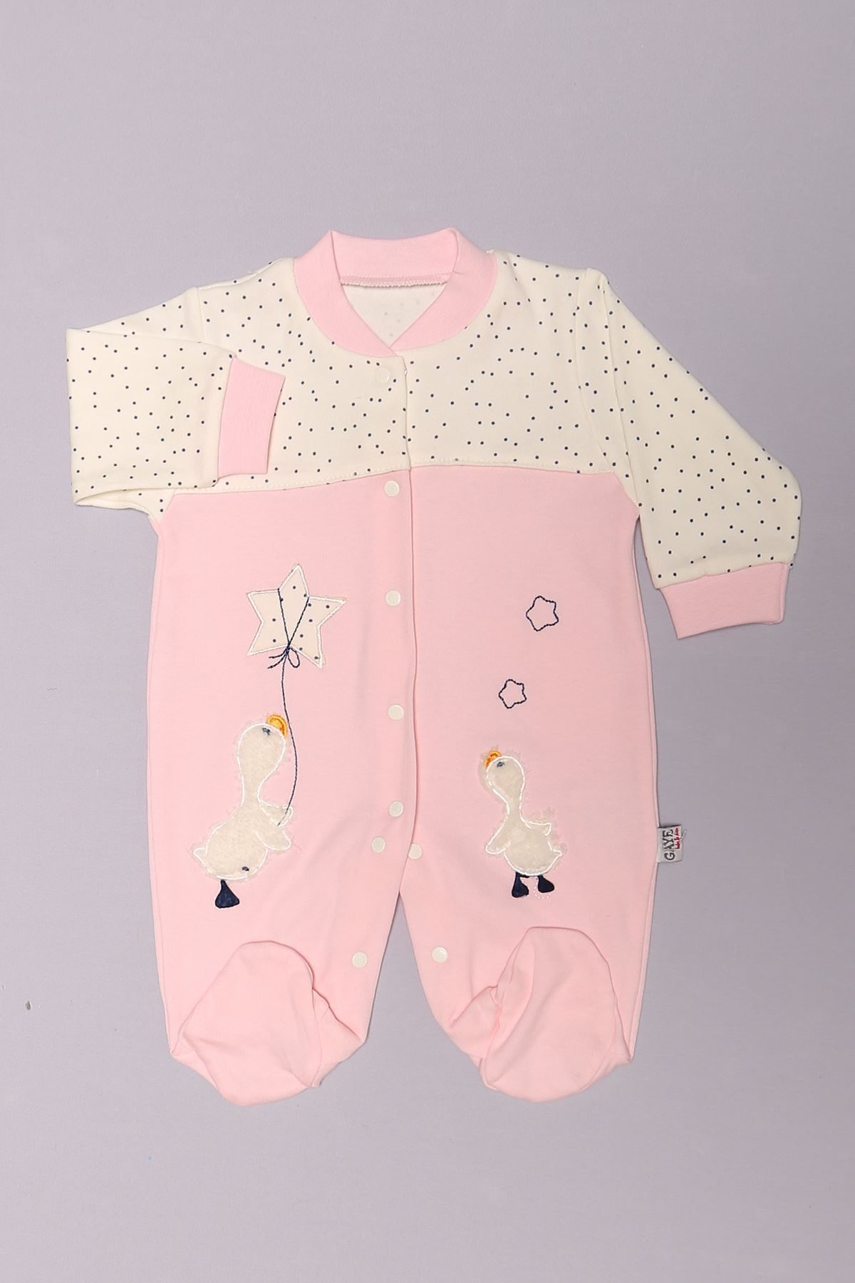 1-6 Month Baby Jumpsuit Pink