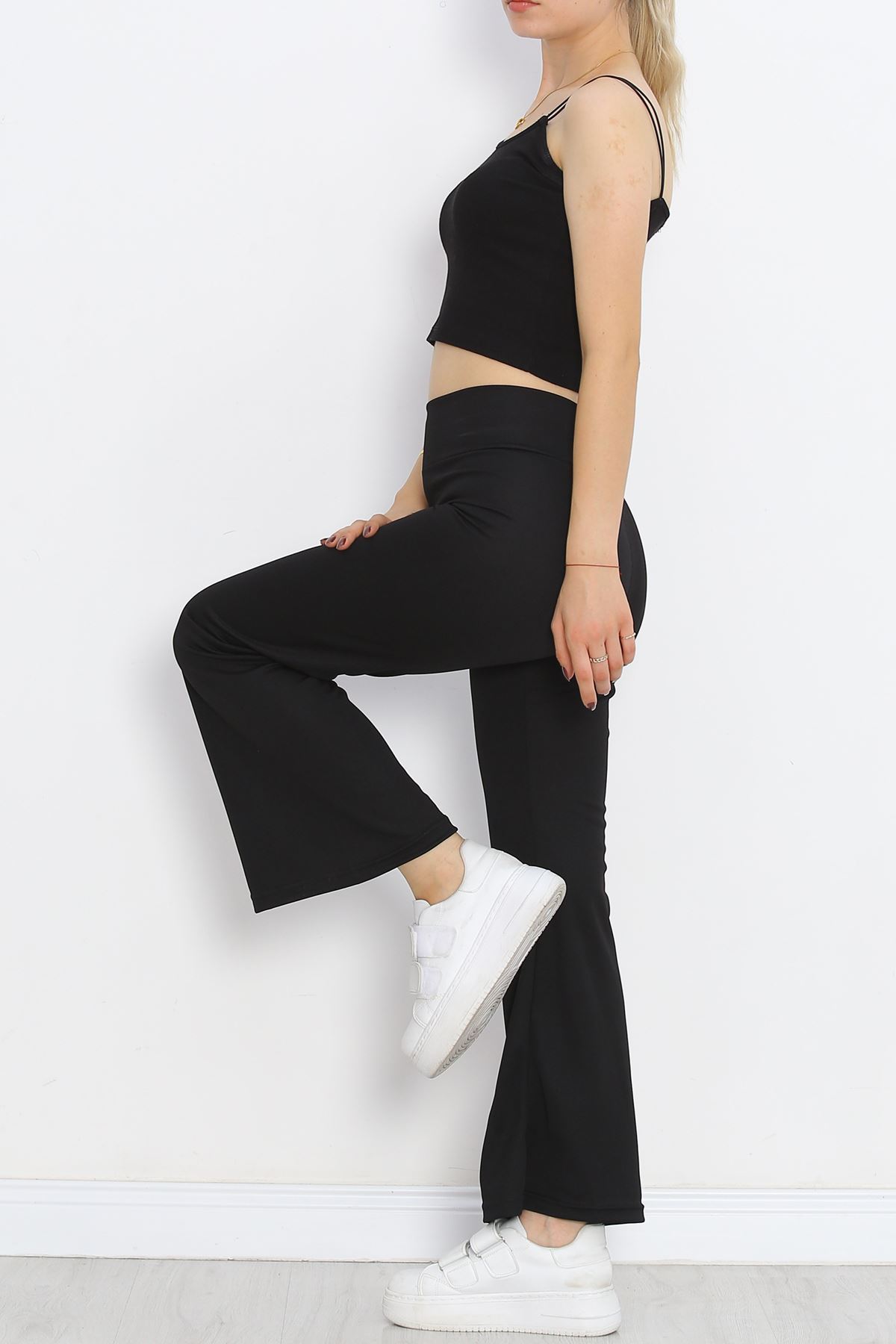 Highbel Scuba Pants Black