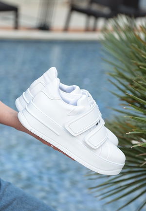 White Skin Sneakers