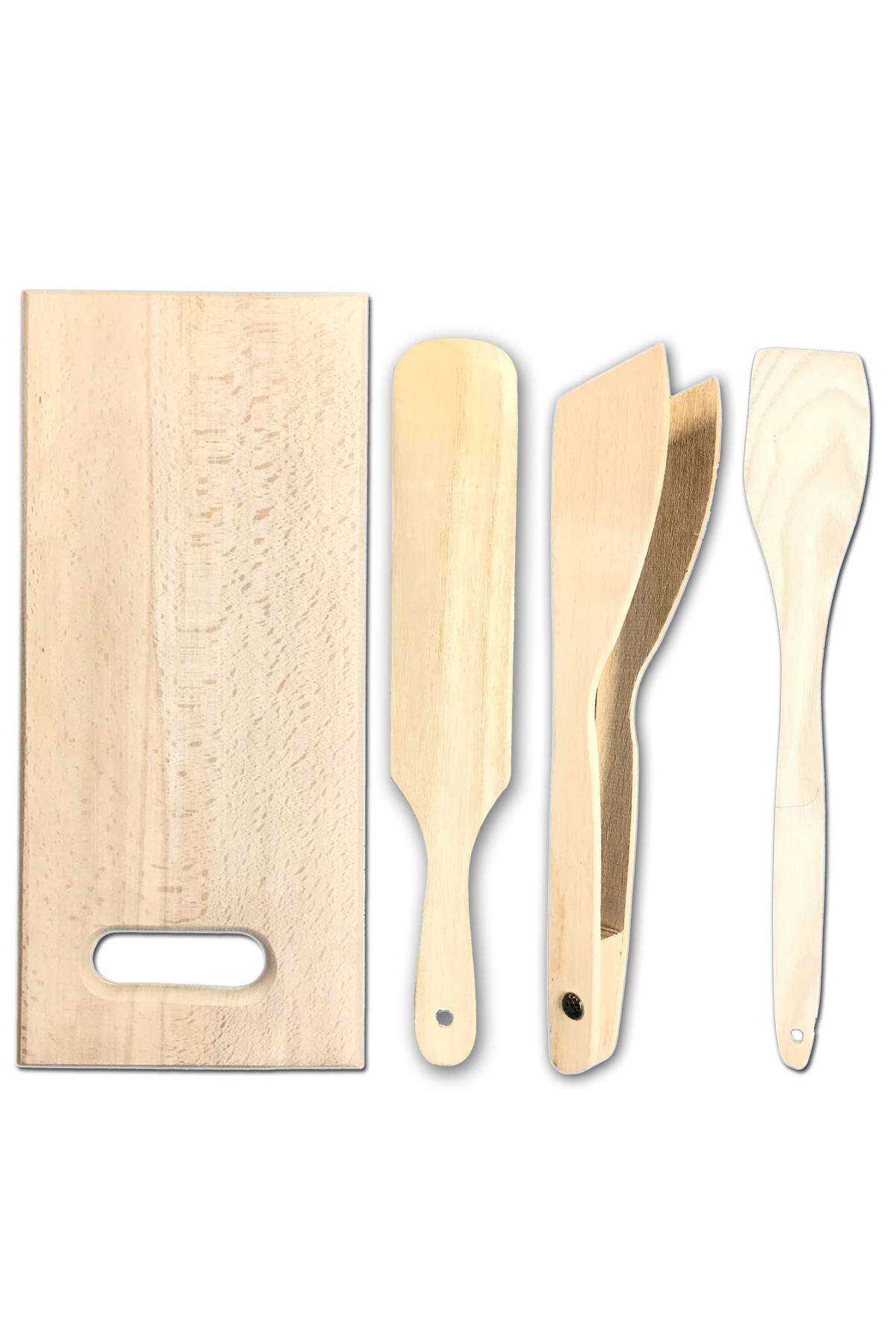 Practical Use Wooden Large Kitchen Set 4 Piece