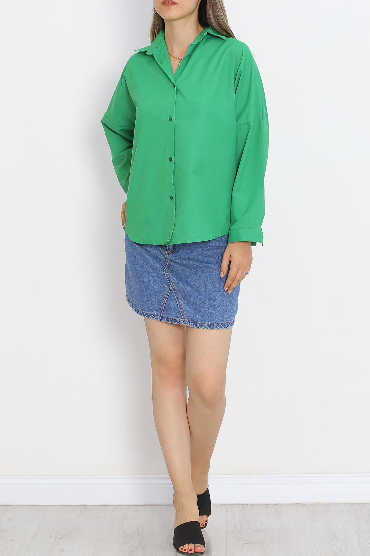 Oversize Shirt Green10