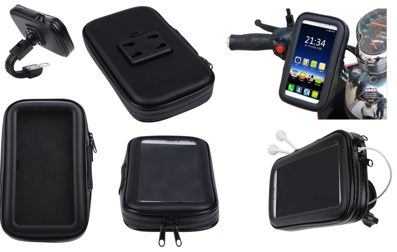 Bicycle and Motorcycle Waterproof Phone Holder 6.2