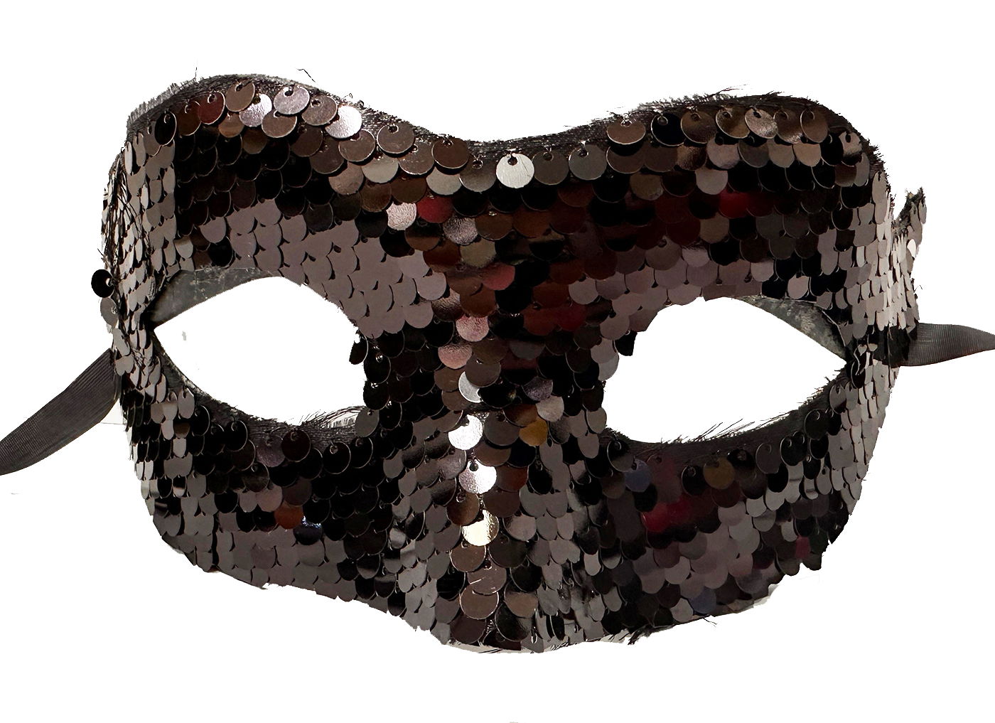 Black Color Sequin Sequin Party Mask Prom Venice