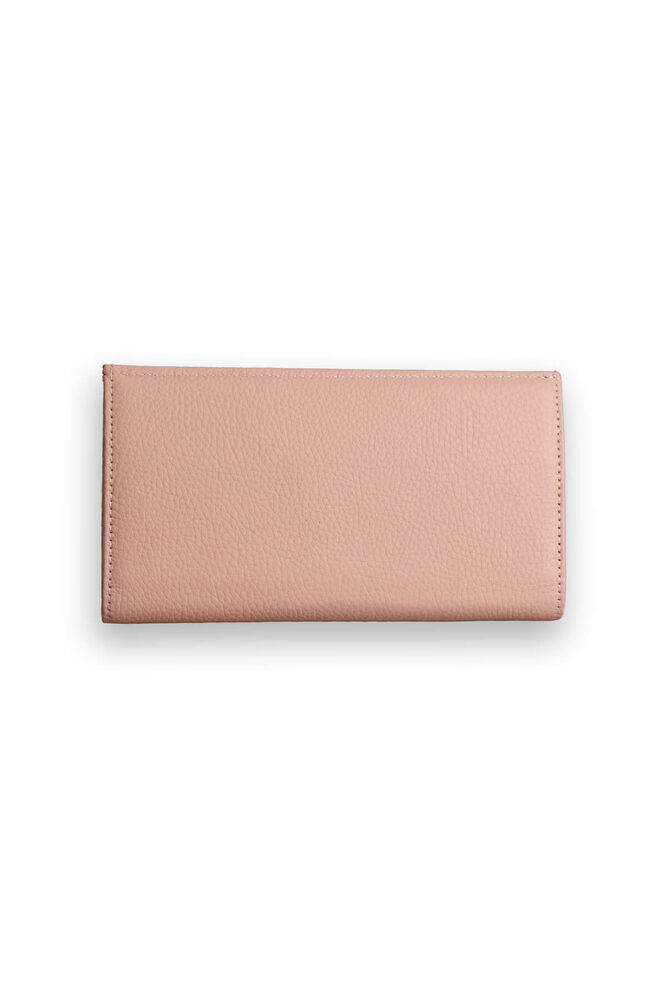 Powder Leather Women's Wallet with Phone Entry