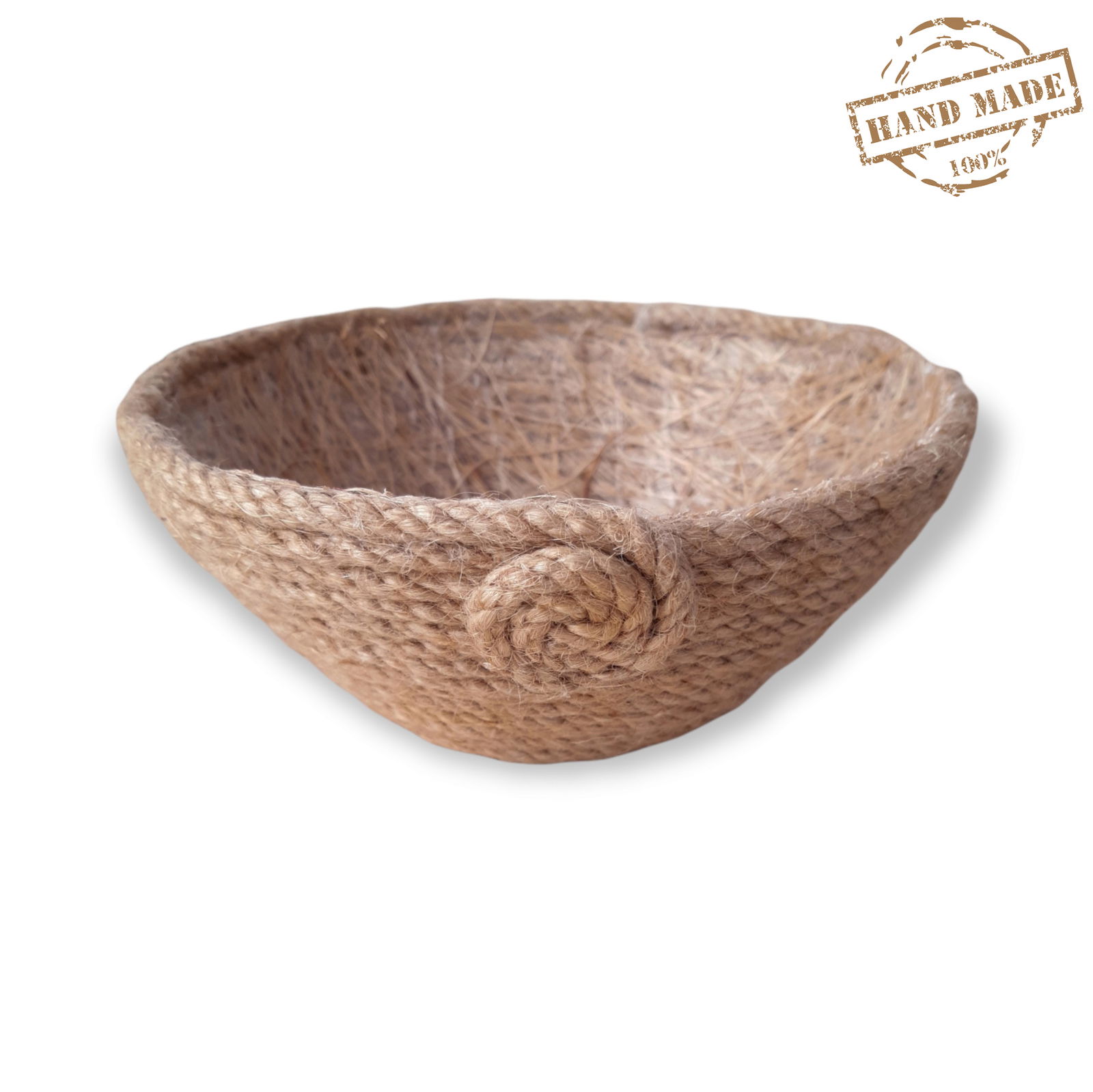 Decorative Basket Presentation Bowl Natural Jute Rope