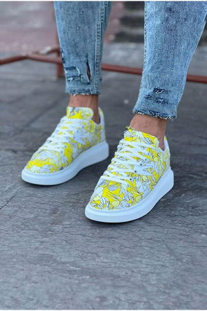 5 Yellow Multicolored Men's Casual Shoes