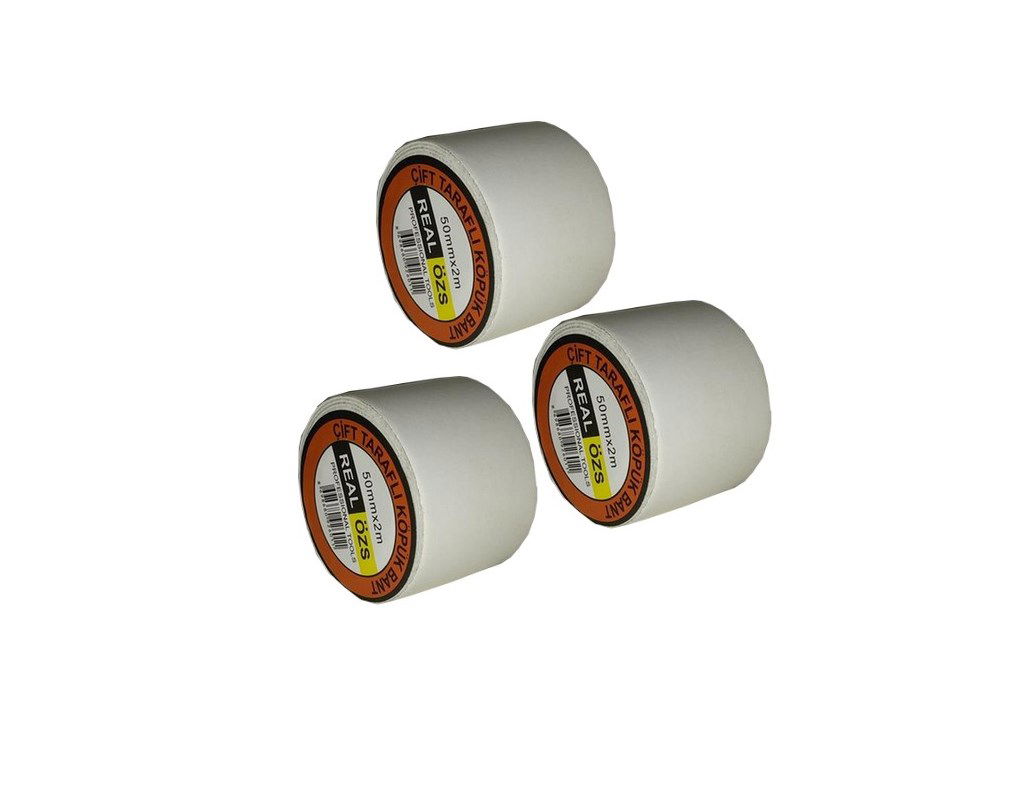 Double Sided Foam Tape 50mmx2m (3 Pieces)