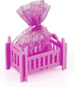 Baby Mevlüt Favors - Pink Cradle