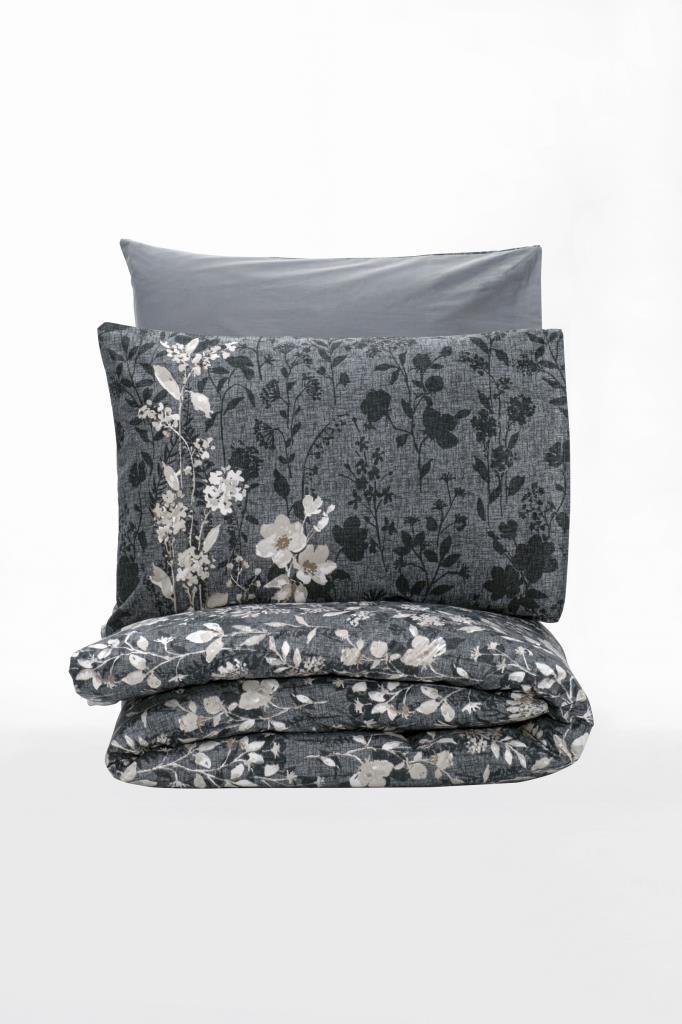 Dual Double Duvet Cover Comely Anthracite