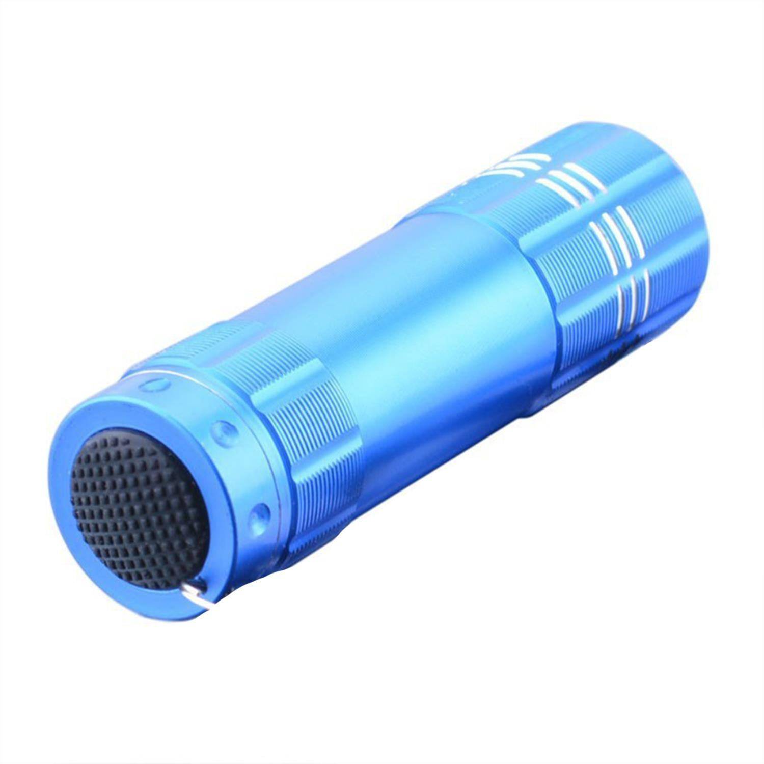 Super Bright 9 Led Metal Mini Flashlight