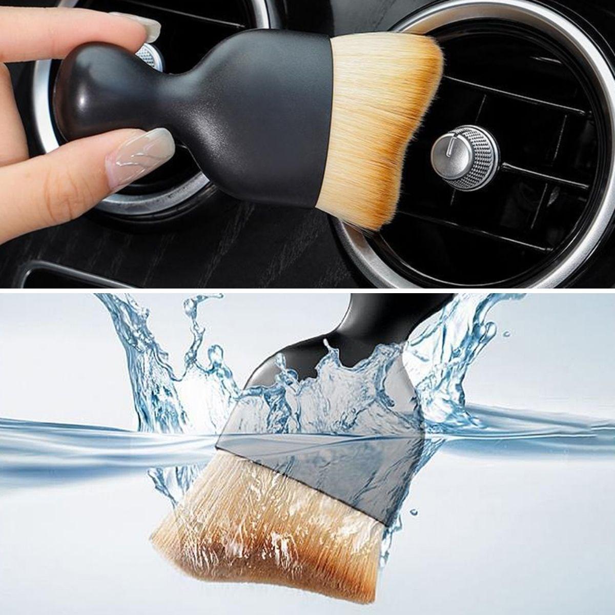 Mini Car Interior Cleaning Brush Soft Bristle