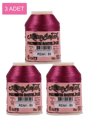 3 Pieces Altinbasak Oya and Lace Floss 20 gr - Turk - No: 089