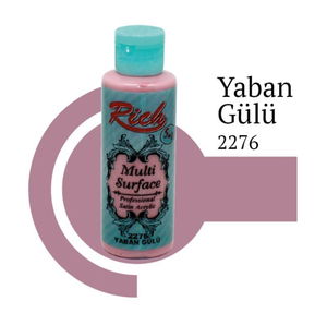 Rich Multi Surface 2276 Wild Rose Acrylic Paint 120 cc