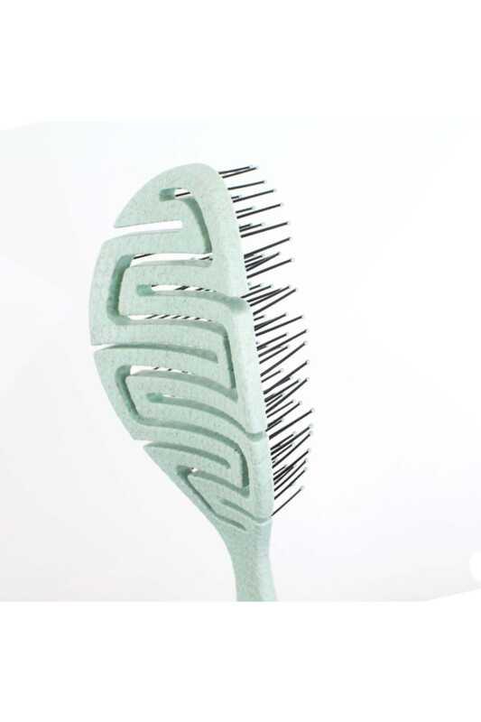 Pro Vegan Detangling Combing Hair Brush Green 1 Piece