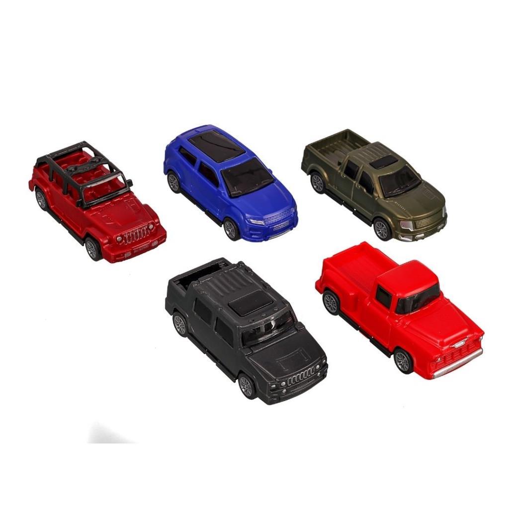 Tow and Drop Off-Road Cars 10 Cm