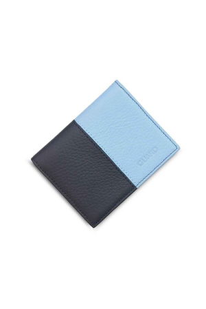 Matte Turquoise/Blue Leather Men's Wallet