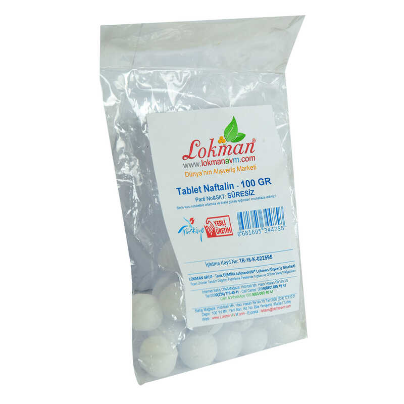 Naphthalene Bilya Tablet 100 Gr Package