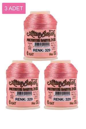 3 Pieces Altinbasak Oya and Lace Floss 20 gr - Turk - No: 329