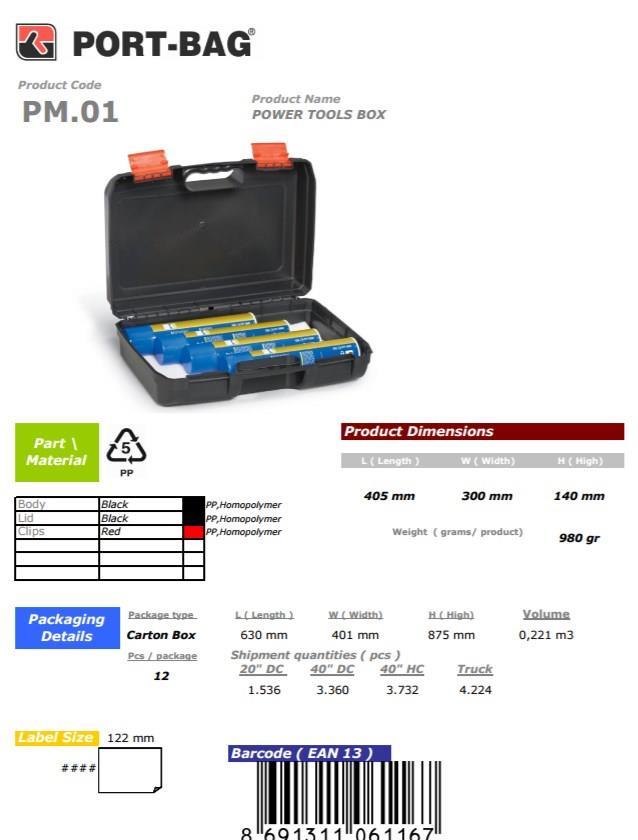 PortBag PM01 Drill Bag