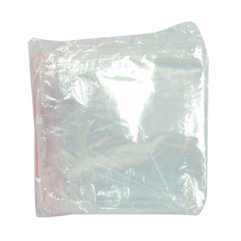 Ziplock Nylon Bag Sachet 19X25 Cm Transparent 100 Pcs 1 Pack