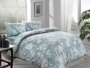 Ranforce Single Duvet Cover Set Abril Blue