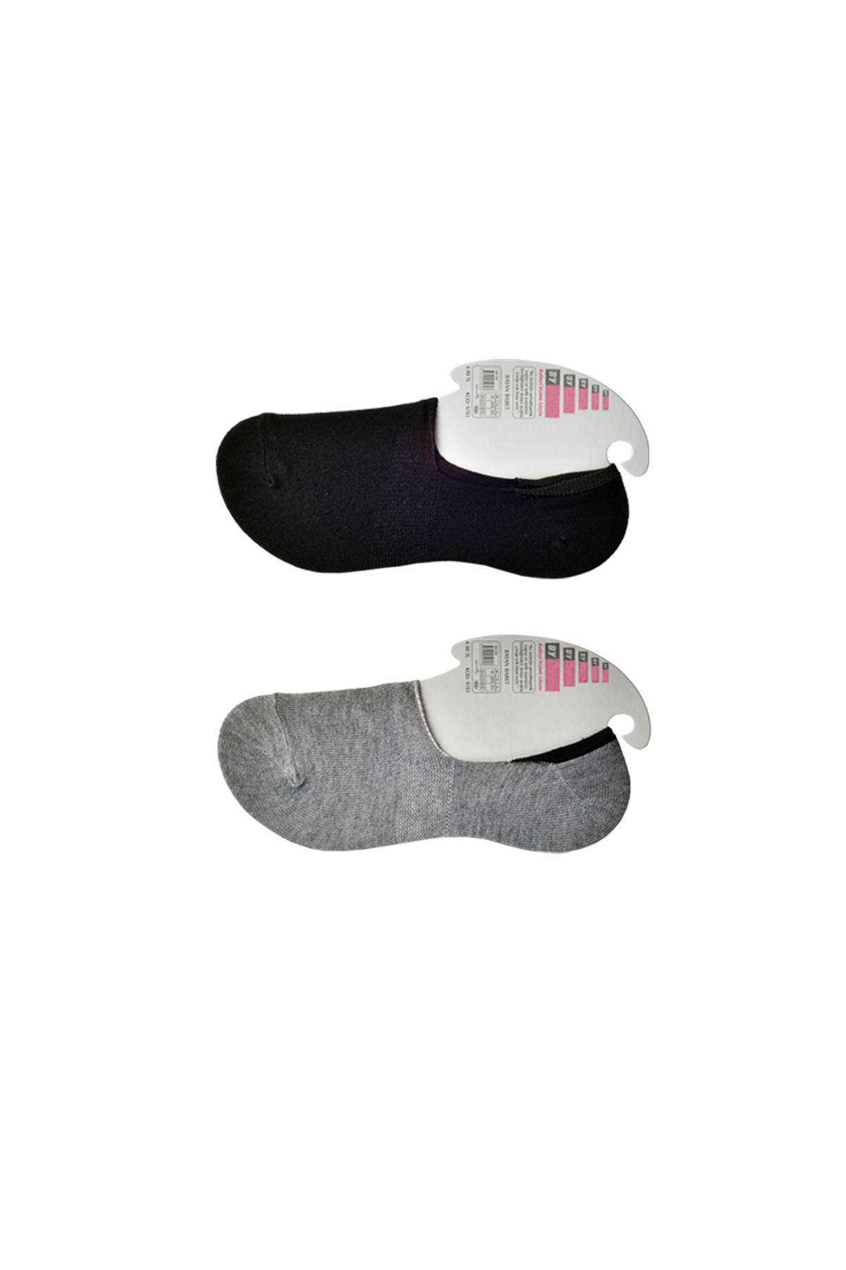 Black and Gray Women's Babet Socks 15 pairs