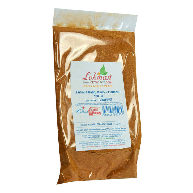 Tarhana Additive Mixed Spice 100 Gr Package