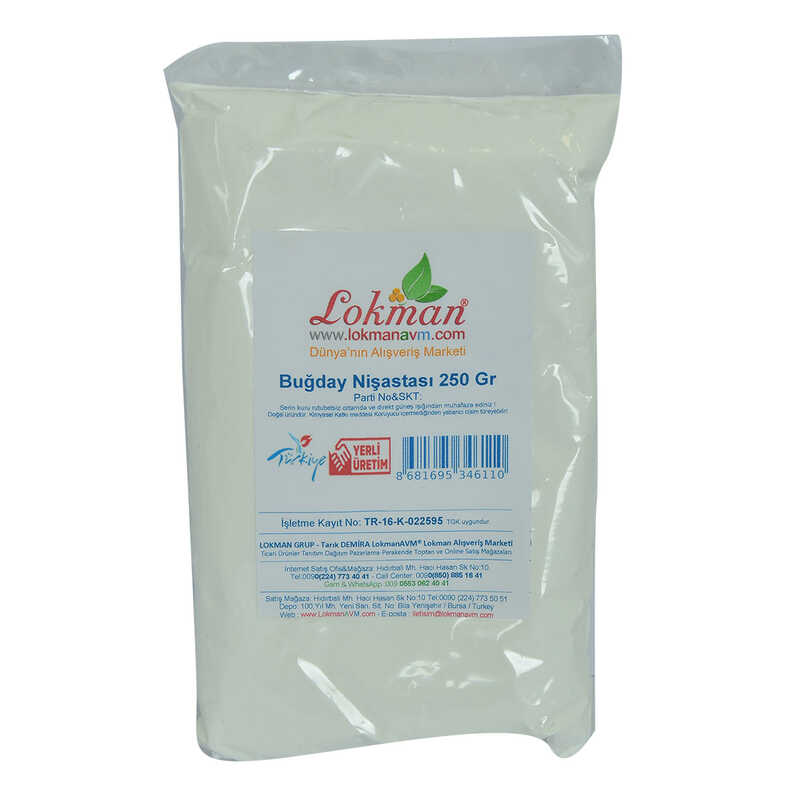 Wheat Starch 250 Gr Package