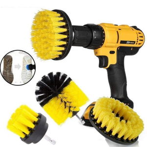 Multi-purpose Cleaning Brush 3pcs Attached to Drill Bit