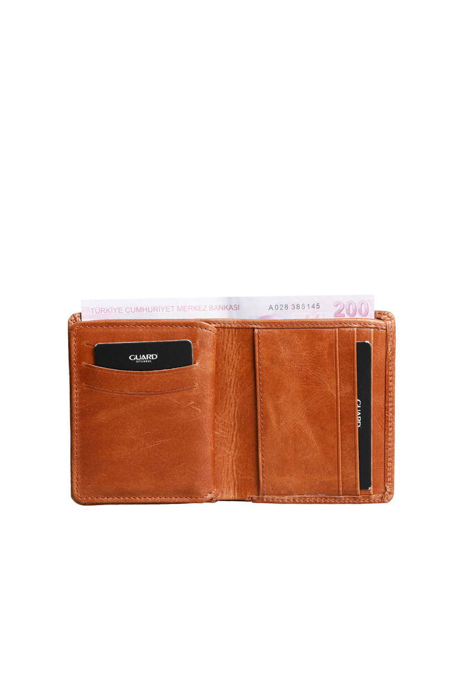 Dustin Antique Tan Leather Men's Wallet