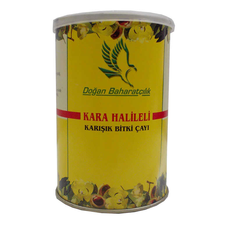 Black Halileli Mixed Herbal Tea 100Gr Tin Box