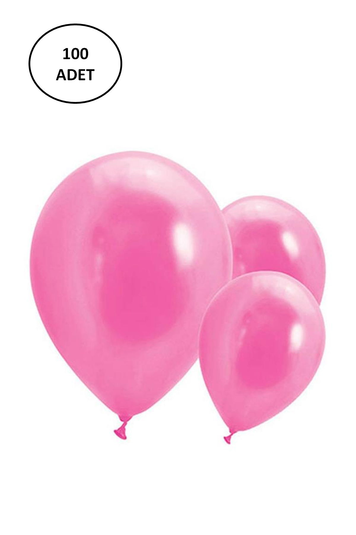 Indoor Decoration Balloon Pink - 100 Pieces