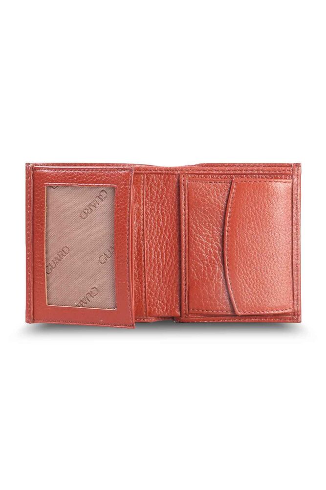 Tan Leather Men's Wallet with Coin Entry