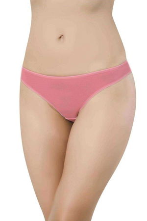 Fuchsia Women's Casual Cotton Lycra Portable Emergency Slip Panties in Customized Pouch