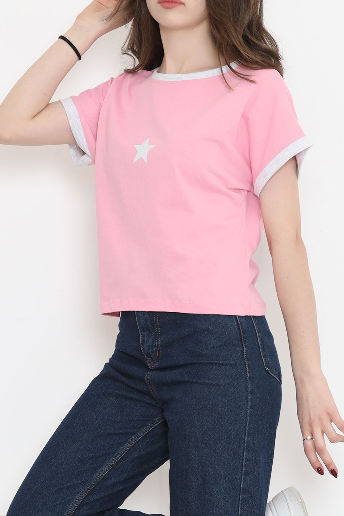 Printed T-shirt Pink