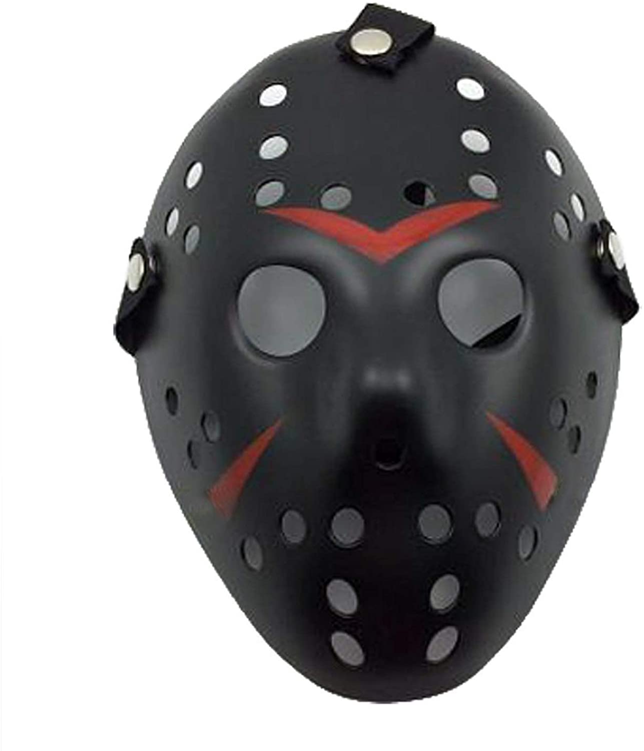 Black Color Red Stripe Full Face Hockey Jason Mask Hannibal Mask