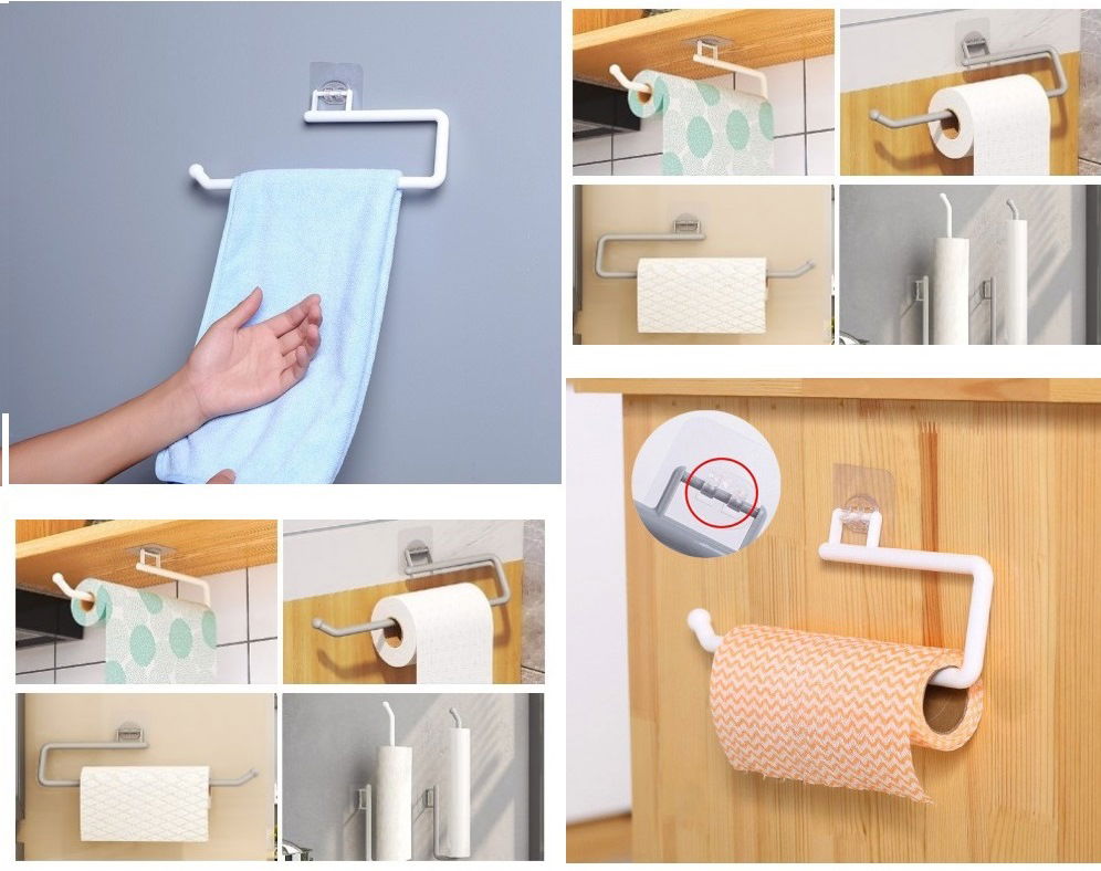 Adhesive Paper Towel Holder Hanger