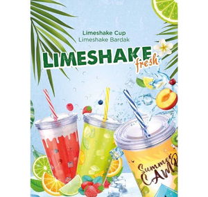 Cool Lime Glass - Limeshake Glass 600 ML